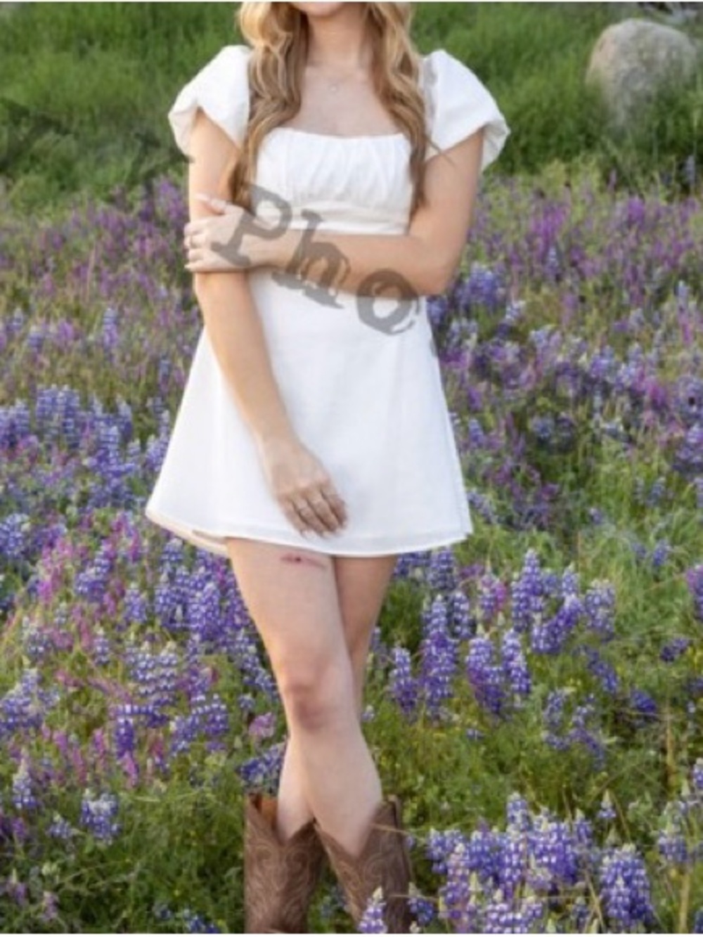 Windsor white mini dress